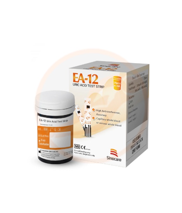 SINOCARE EA-12 URIC ACID TEST STRIP