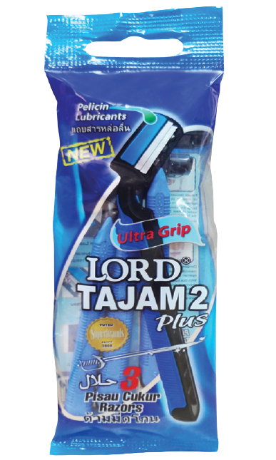 LORD TAJAM 2 DISP RAZOR POLYBAG