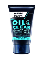 MENS BIORE DOUBLE SCRUB OIL CLEAR