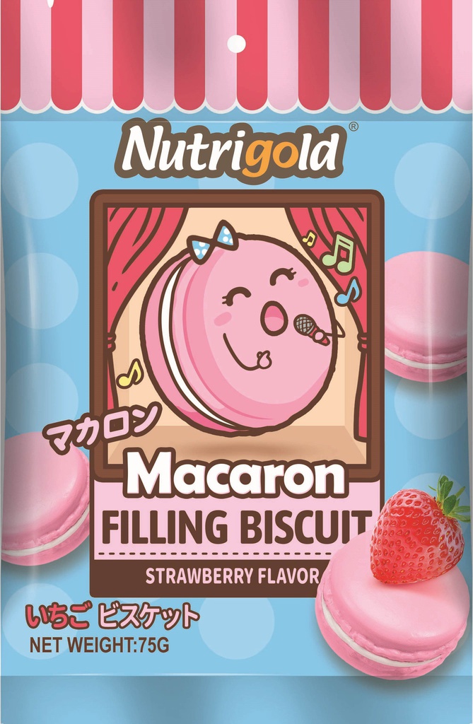 NUTRIGOLD MACARON FILLING BISCUIT